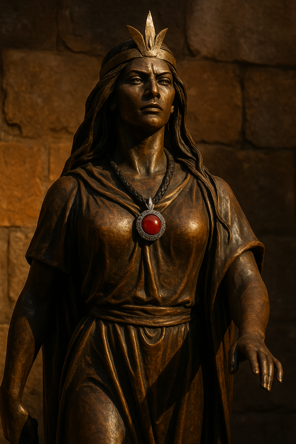 The Rose of Cura Ocllo Amulet: Flame of the Sun